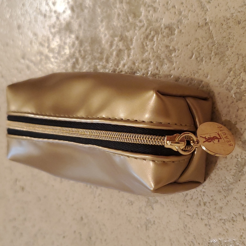 YSL Beaute Gold Cosmetic Case
